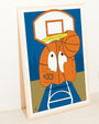 Affiche Basket NY encadrée - Collection New York - Série New York New York - Boo Joe