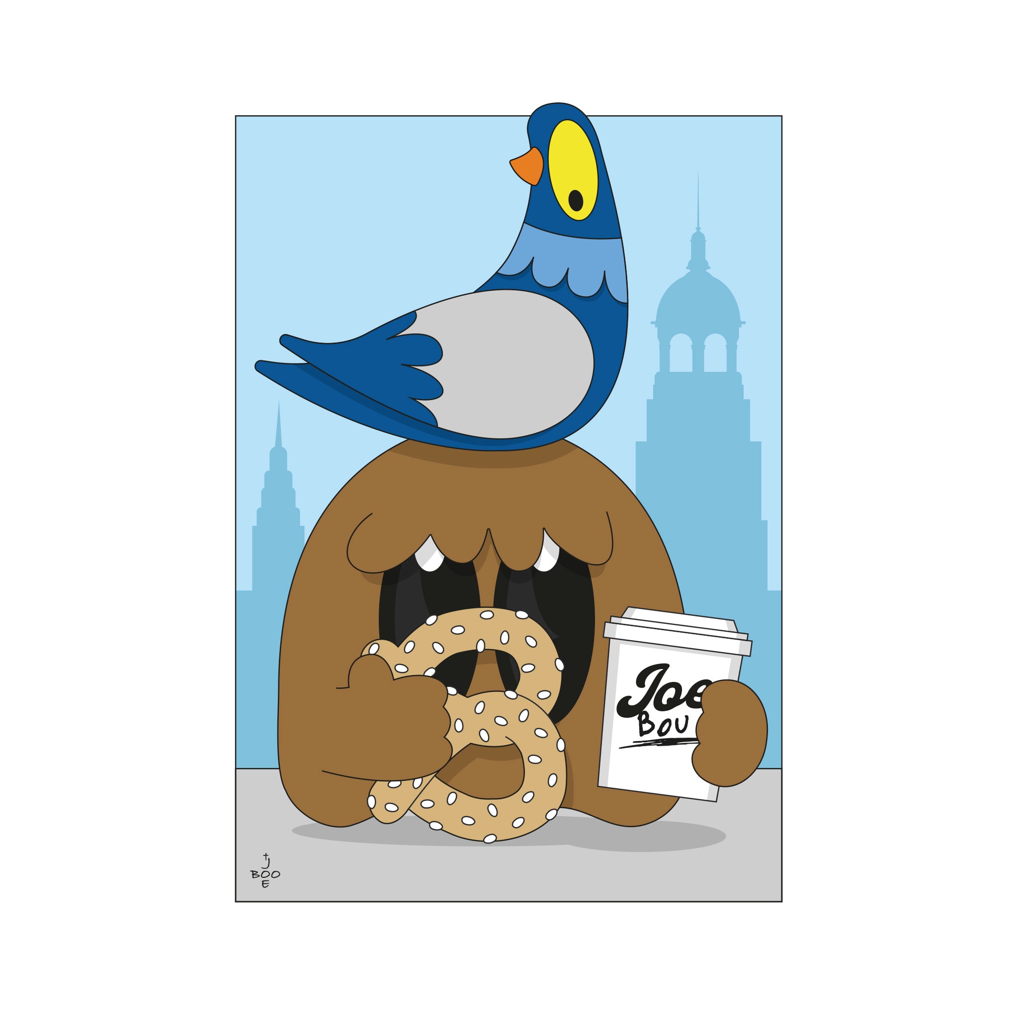 Affiche Bretzel - Collection New York - Série New York New York - Boo Joe