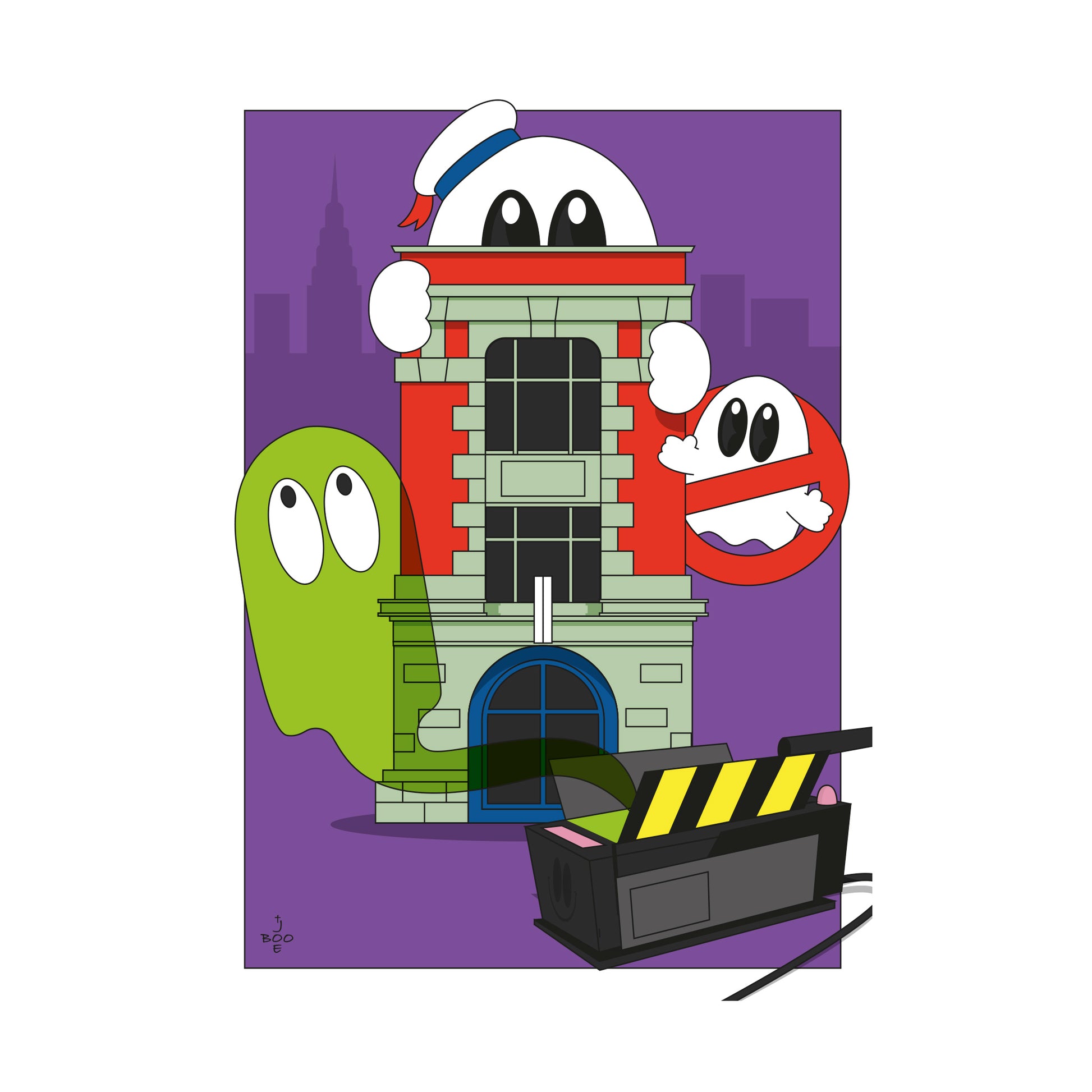 Affiche Ghostbuster - Collection New York - Série Children's Film - Boo Joe