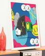 Affiche Boo Kaws encadrée - Collection New York - Série A Nod to Artist - Boo Joe