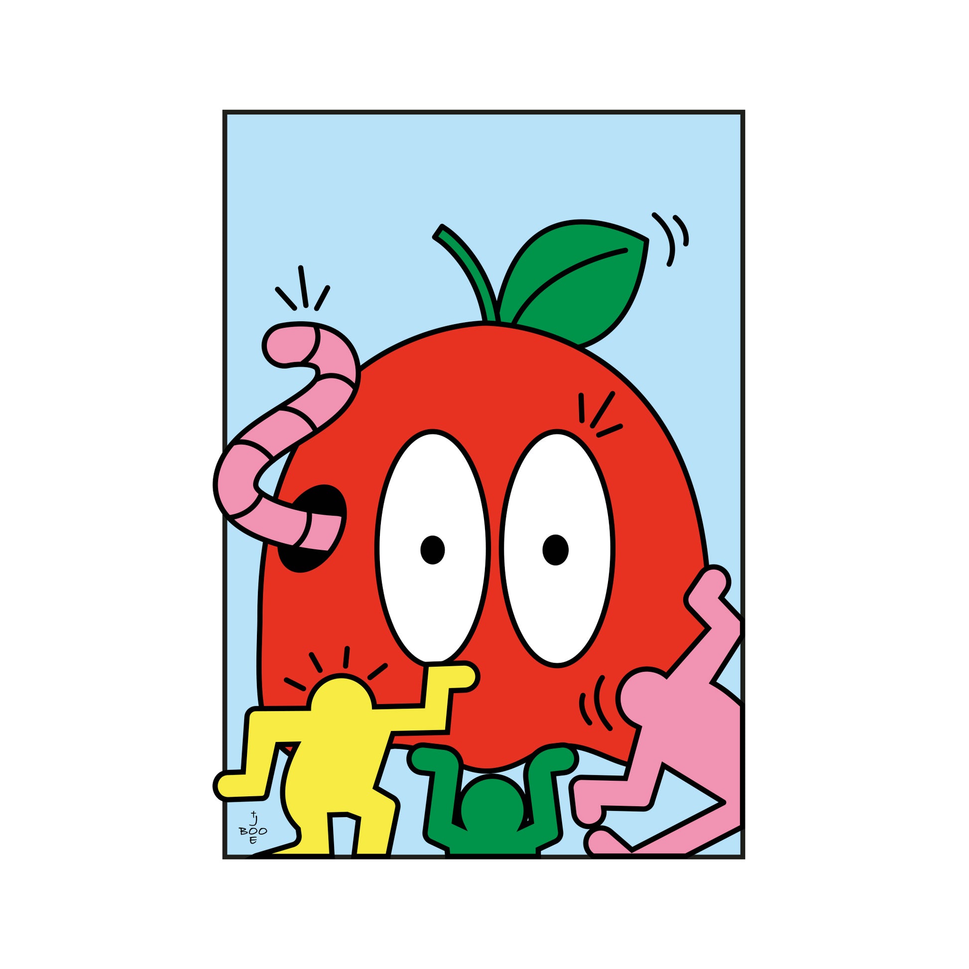 Affiche Keith Booring - Collection New York - Série A Nod to Artist - Boo Joe