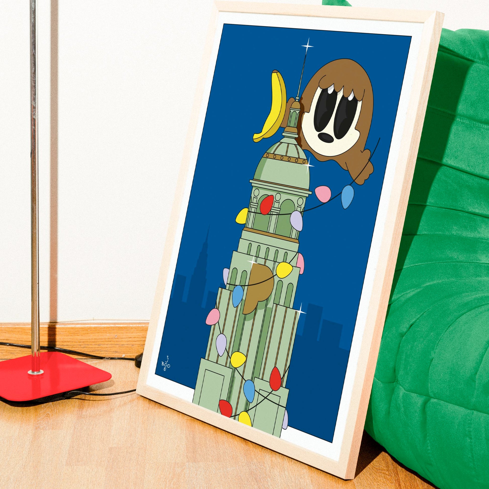 Affiche King Kong encadrée - Collection New York - Série Children's Film - Boo Joe