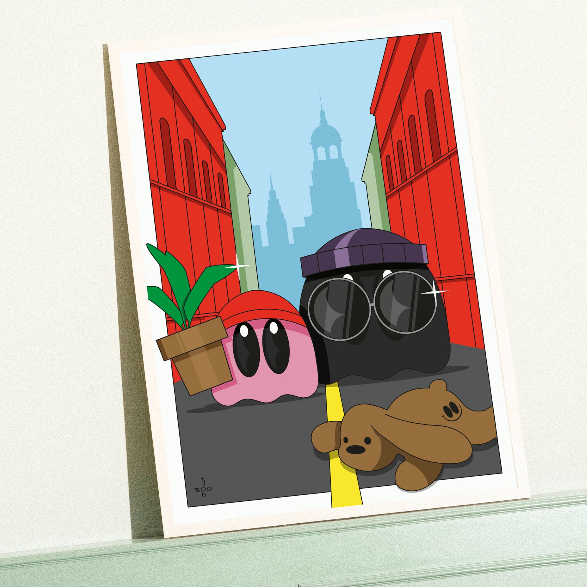 Affiche Léon encadrée - Collection New York - Série Children's Film - Boo Joe