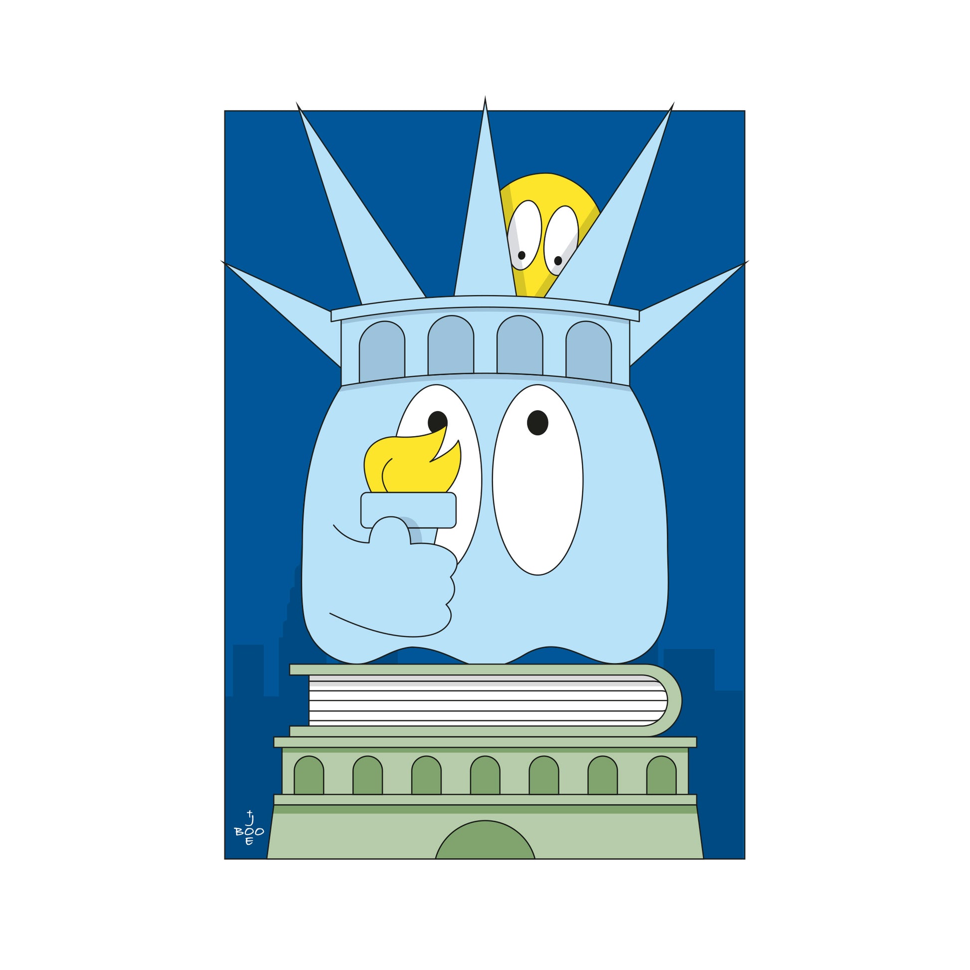 Affiche Liberty - Collection New York - Série New York New York - Boo Joe