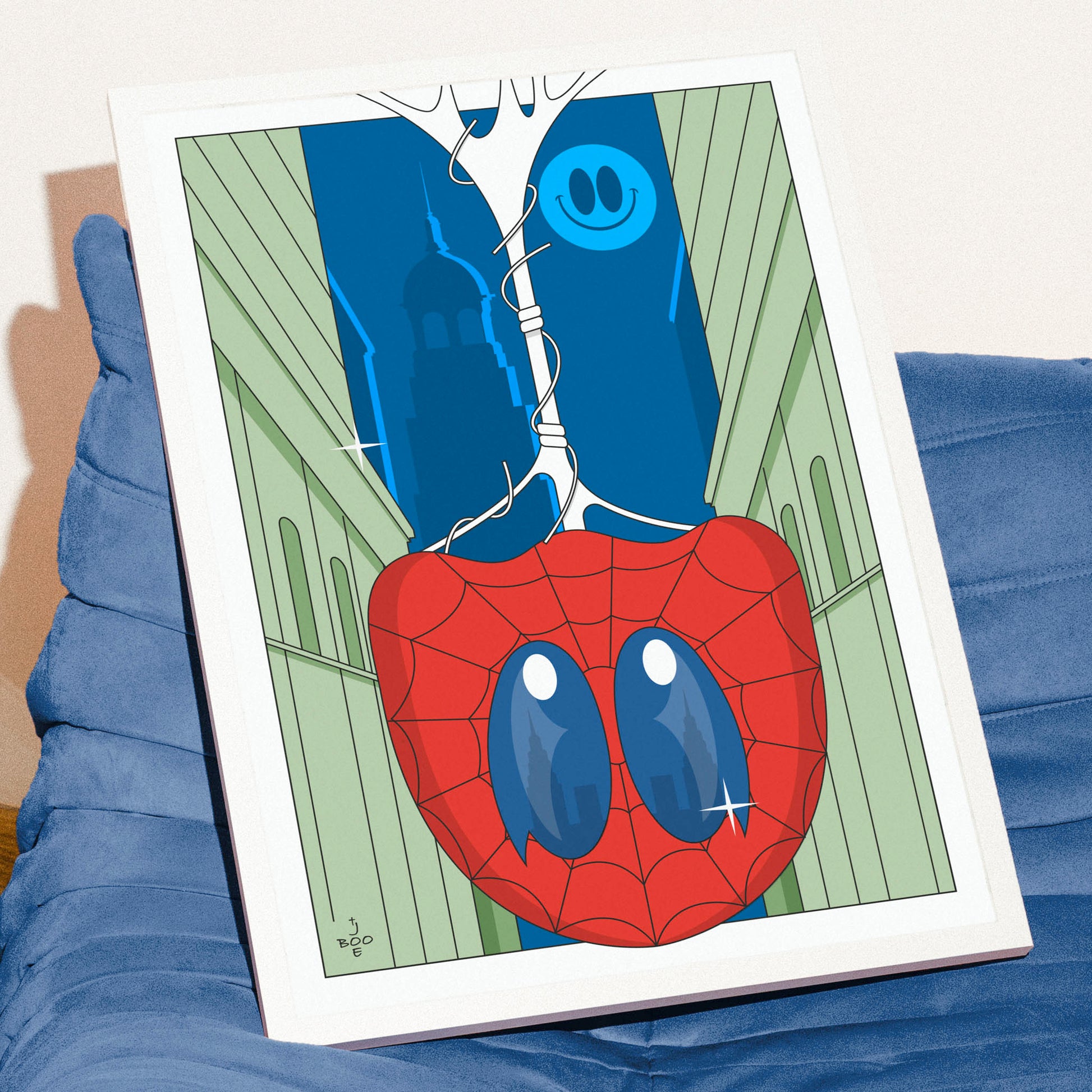 Affiche Spiderman encadrée - Collection New York - Série Children's Film - Boo Joe