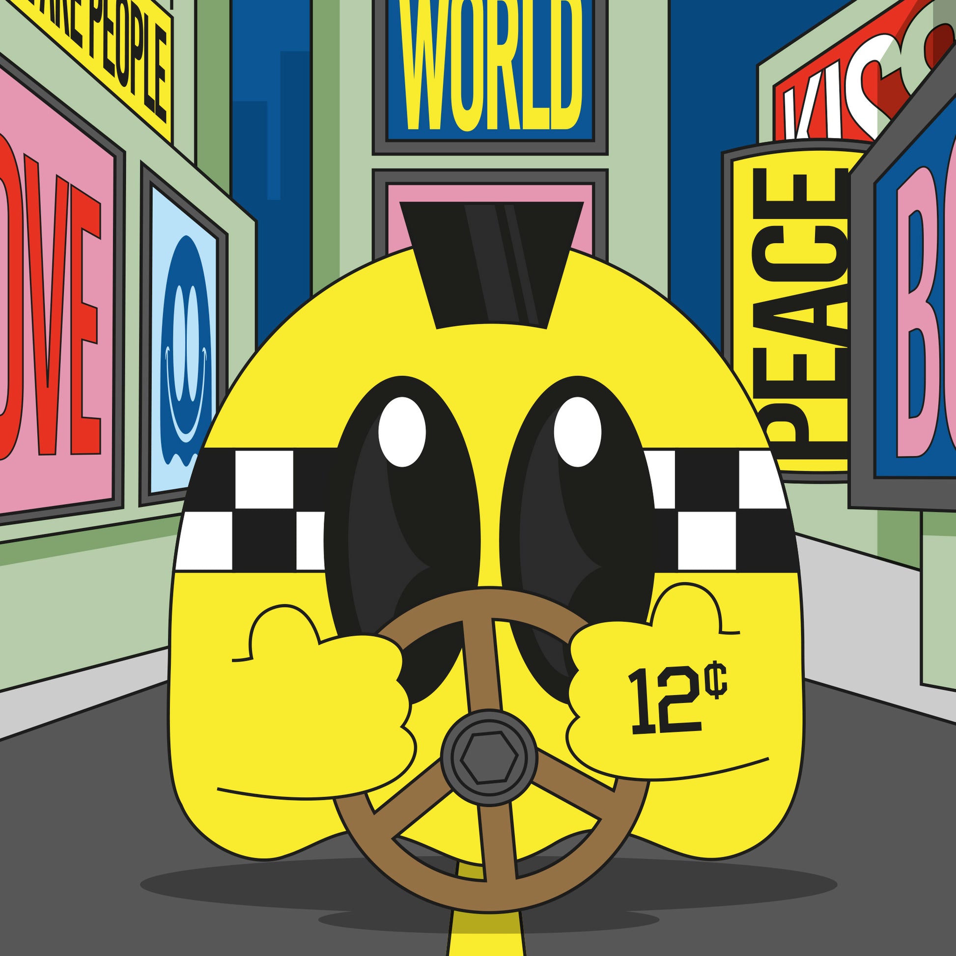 Zoom Affiche Times Square - Collection New York - Série New York New York - Boo Joe