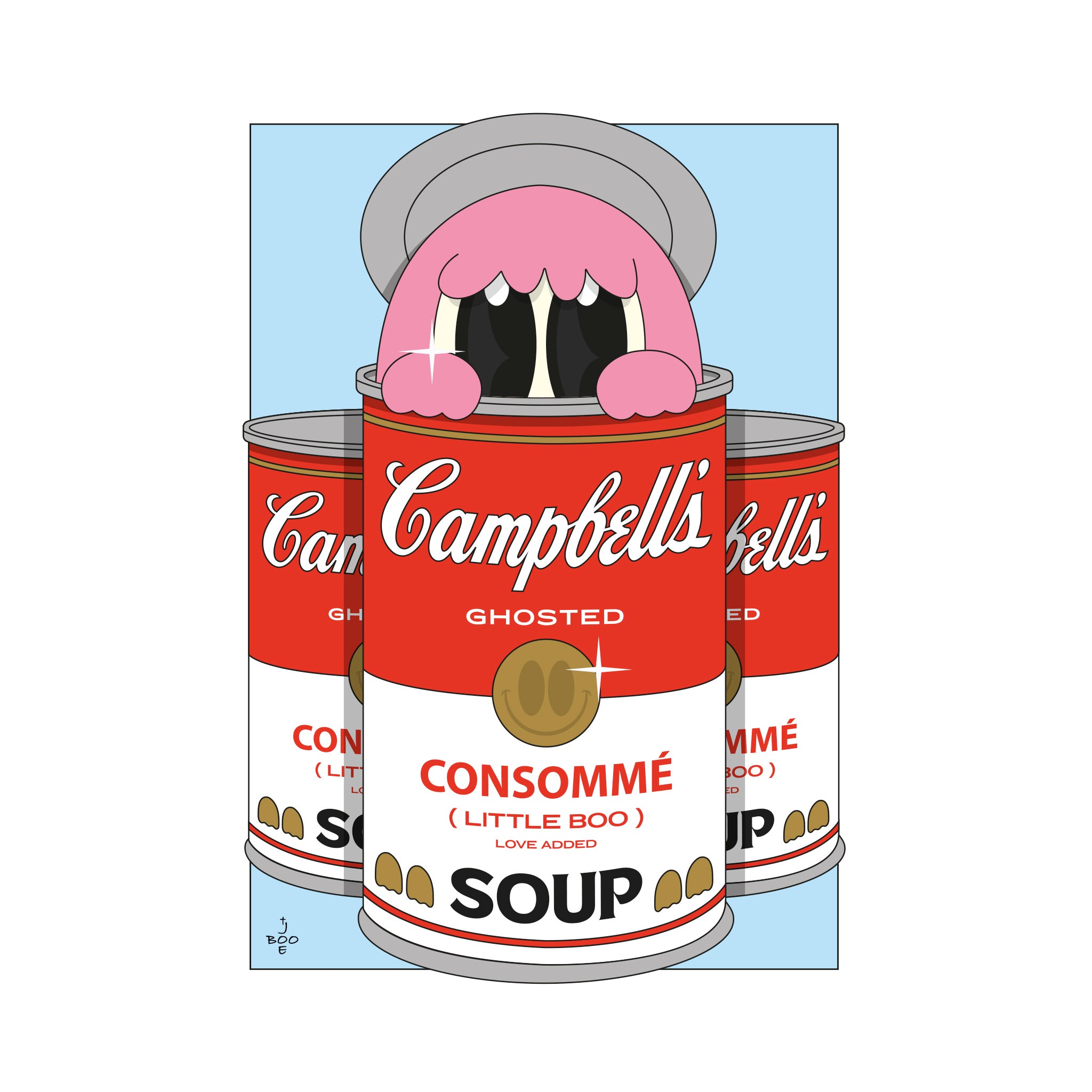 Affiche Boody Wharol - Collection New York - Série A Nod to Artist - Boo Joe